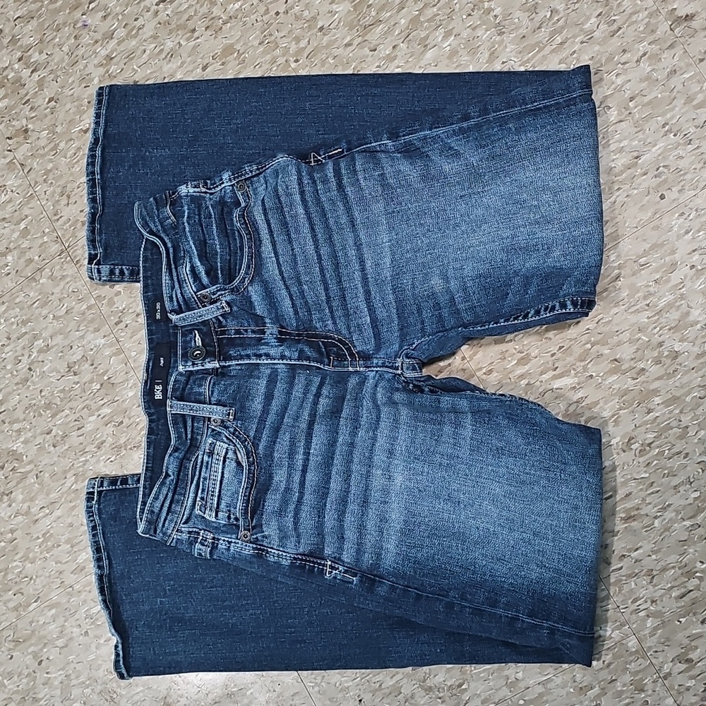 BKE "JAKE" Men's Blue Denim Jeans - Classic Bootcut Fit 30x30